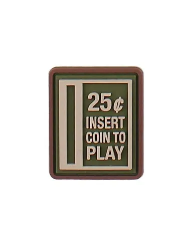JTG Insert Coin to Play, Velcro Patch · Verde / OD
