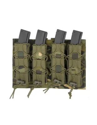 Quad MOLLE Pouch for MP5 MP7 MP9 & Kriss Vector Magazine - 8Fields