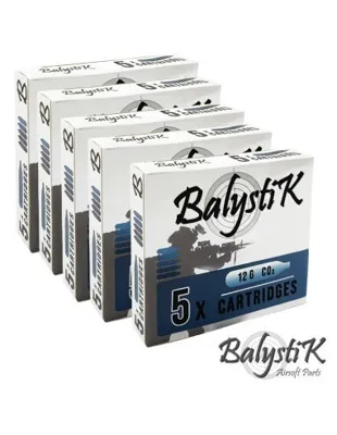 12g CO2 Cartridges - Pack of 25 - Balystik