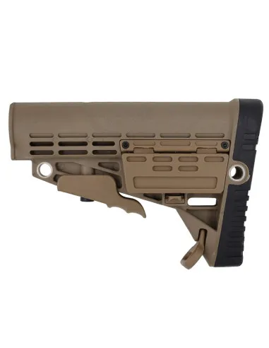 Battleaxe Adjustable Stock for M4 · Tan / FDE