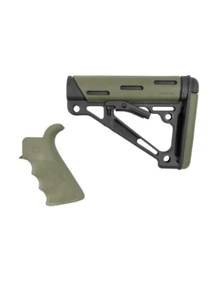 Grip and Mil-Spec Collapsible Buttstock for AR15 / M4 - Hogue