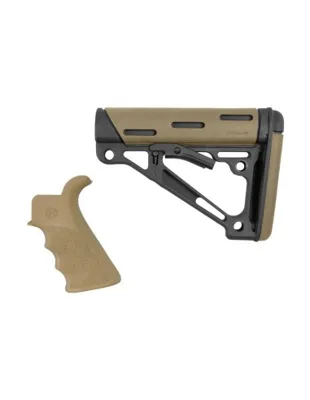 Grip and Mil-Spec Collapsible Buttstock for AR15 / M4 - Hogue