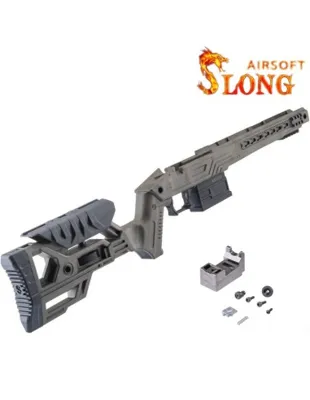 Tactical Stock for Tokyo Marui VSR-10 - Slong Airsoft