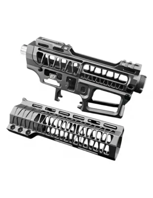 CNC Superlight SPEEDSOFT Body and Handguard - Gunmetal - Mancraft