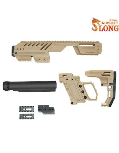 Slong Airsoft Conversion Kit MPG + G-Kriss XI · Marrón