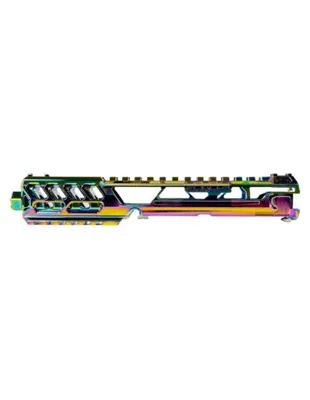 FUKU-2 CNC Upper Set - Long Cut Out for AAP-01 - Electroplated Chamaleon - CTM tactical