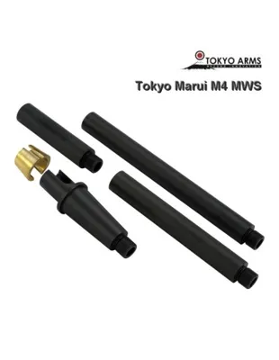 Multi-Length CNC Outer Barrel for Tokyo Marui M4 MWS - Tokyo Arms