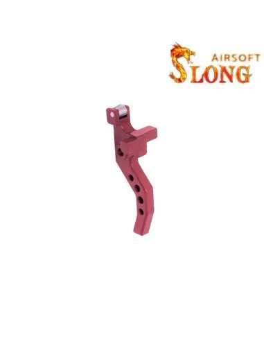 Slong Airsoft 45DEGREES CNC Flat Trigger for VSR-10 · Rojo
