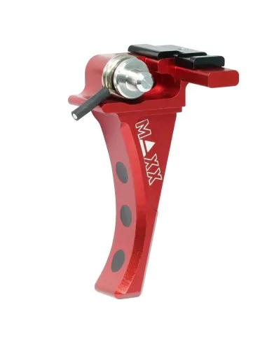 Maxx Model CNC Advanced Speed Trigger Style D for Scorpion EVO-3 · Rojo