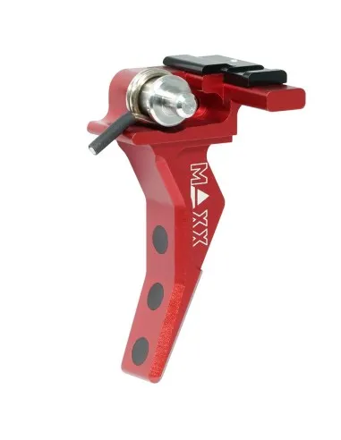 Maxx Model CNC Advanced Speed Trigger Style B for Scorpion EVO-3 · Rojo