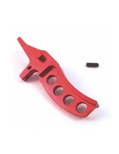 JeffTron Curved CNC Trigger for M4 · Rojo
