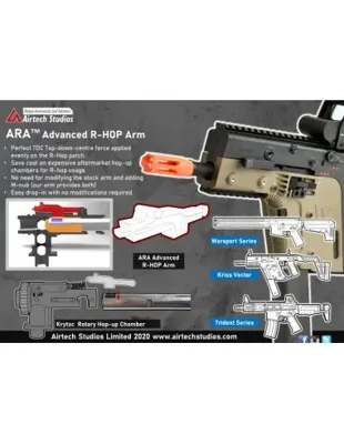 Advanced R-Hop Hop Up Arm for Krytac Rotary - Airtech Studios