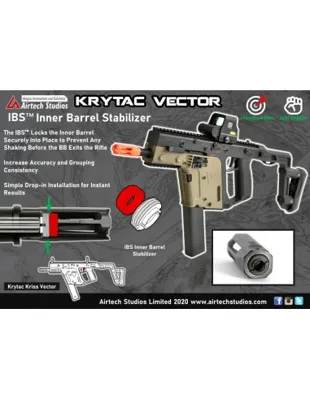 IBS Inner Barrel Stabilizer for Krytac Kriss Vector - Airtech Studios