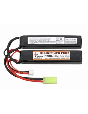 7.4V 3300mAh 20C LIPO Battery Mini Tamiya - IPower