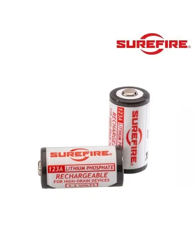 Surefire 123A Rechargeable Batteries x 2
