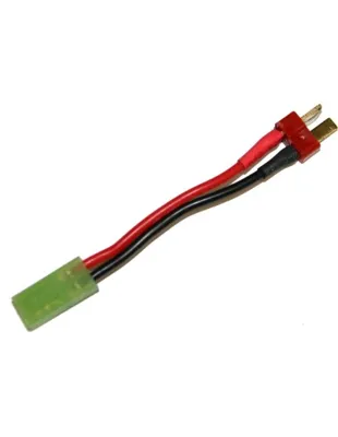 Battery Wire Plug Converter for T-Plug (Male) to Mini Tamiya Plug (Female) - 70mm - powair6