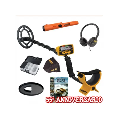 Metal Detector ACE 300I Winter Pack Comprensivo Di: Cuffie, Copridisplay e Copripiastra, Mini Pala Xt All - Garrett