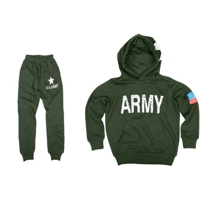 Tuta Bambino Army con Cappuccio - 101Inc