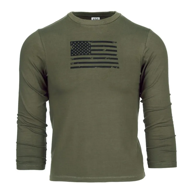 T-Shirt USA a Manica Lunga