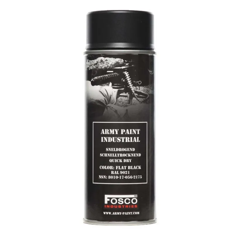 Fosco Industries Vernice SPRAYflat · Negro