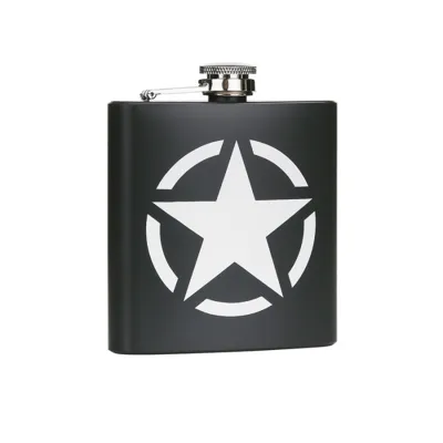 Fiaschetta Acciaio Inossidabile 6 oz US Army Star - Fostex