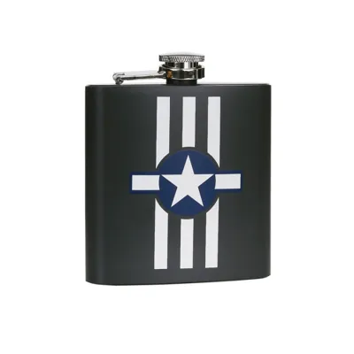 Fiaschetta Acciaio Inossidabile 6 oz USAF Invasion Stripes - Fostex