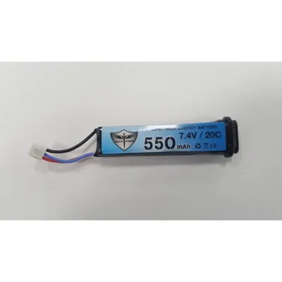 7.4V 550mAh 80x25x13mm (Pistole Elettriche) - Black Storm