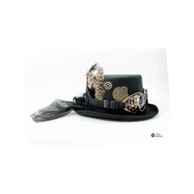 Cappello Steampank con Piume - p&G armi antiche