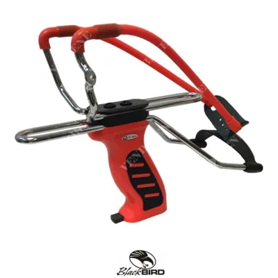 Fionda Pro con Appoggio - black Bird