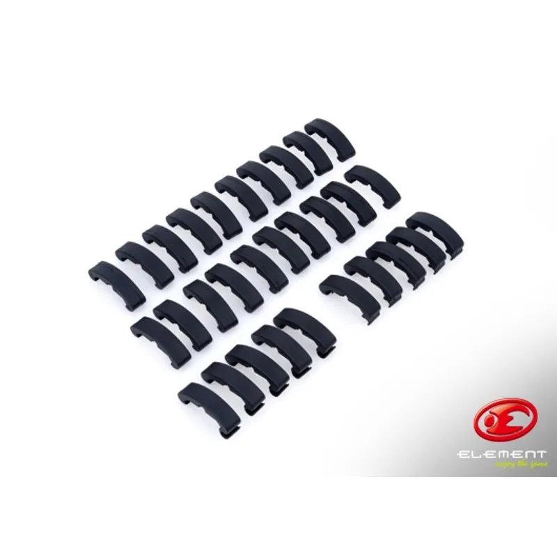 Element 30 Clips Copri RIS Neri