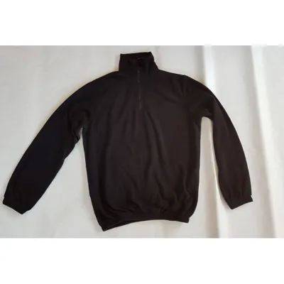 Felpa in Pile Mezza Zip - Hunter