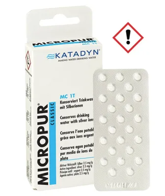 Pastillas Potabilizadoras Micropur Classic 1T (4x25) - KATADYN