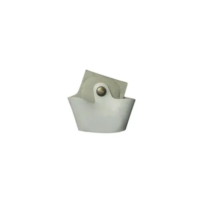 Porta Manette Aperto in Cuoio Bianco - Vega Holster