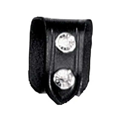 Distanziale in Pelle con Doppia Asola Bianco - Vega Holster