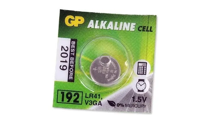 Alkaline Button Cell – 192 / LR41 / V3GA / AG3