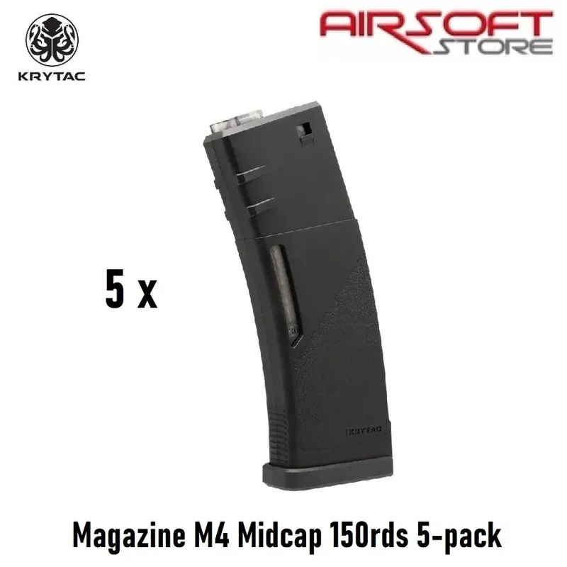 Magazine M4 Midcap 150 rds 5-PACK