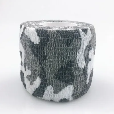 Elastisches Selbsthaftendes Tarnband Schwarze - Deathrag.de
