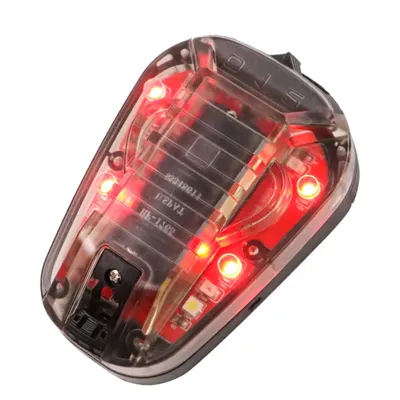 Taktisches Helmlicht - Rote LED - Deathrag.de
