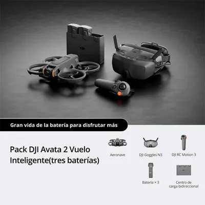 AVATA 2 FLY Smart Combo con 3 Baterías - Dji