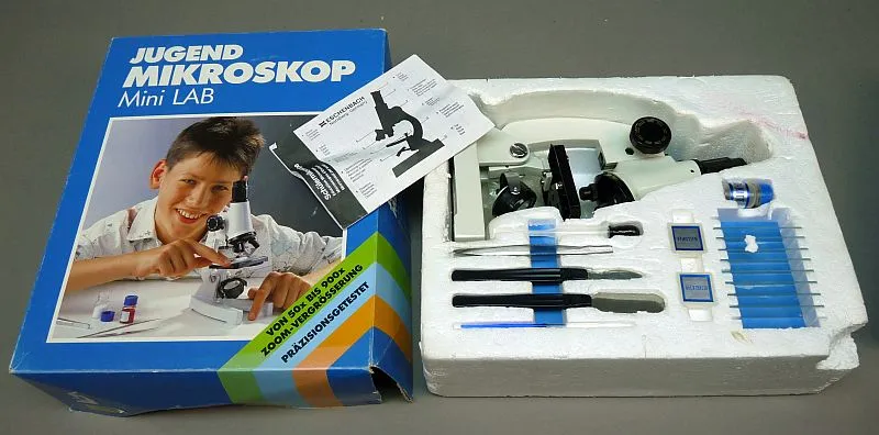 Jugend Mikroskop Mini LAB – Complete Vintage Microscoopset