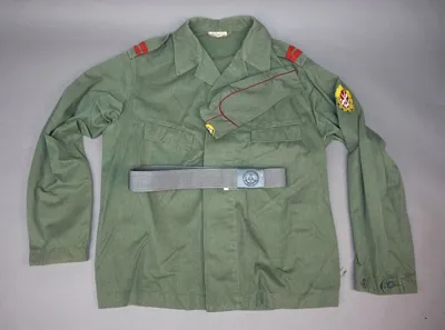 DDR GST Uniform Jasje Met Schuitje en Koppel, 1964