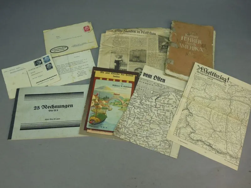 Lot Duits WO2 Papierwerk
