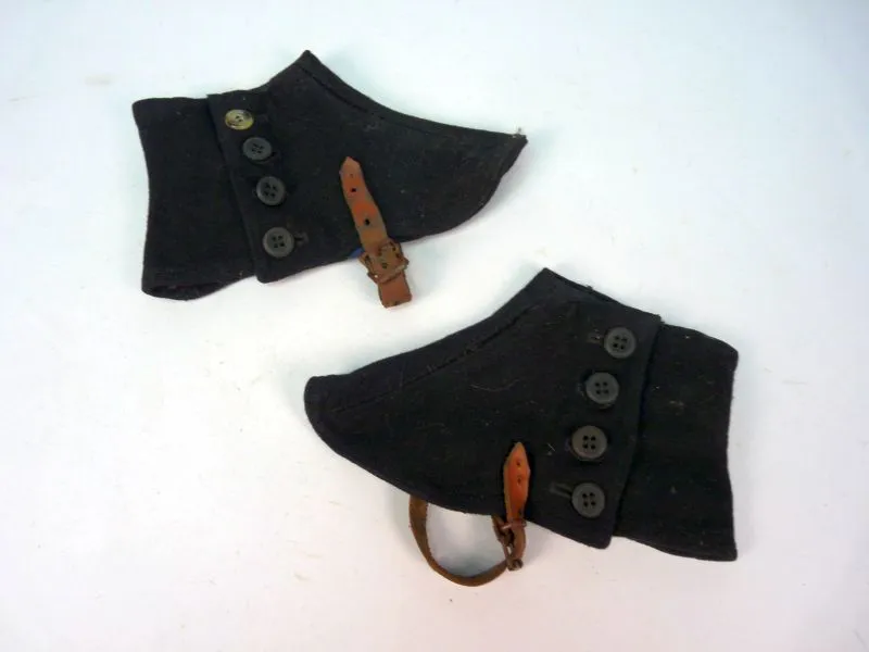 Antieke Wollen Gamaschen