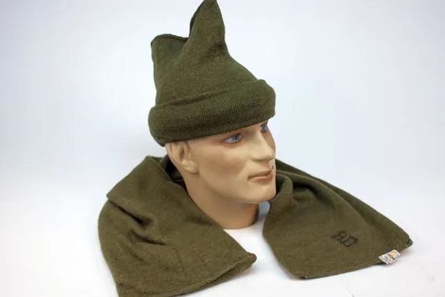 Groene Shawl / Commando Muts