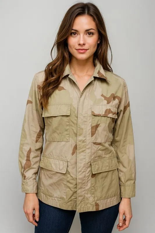Amerikaans Camouflage Jasje · Tan / FDE