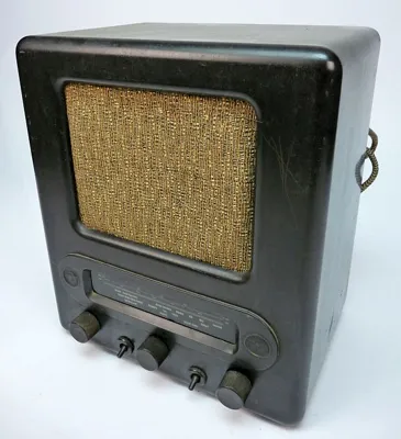 Bakelieten Volksontvanger VE301 Dyn, Fabrikant Schaleco Radio Berlin