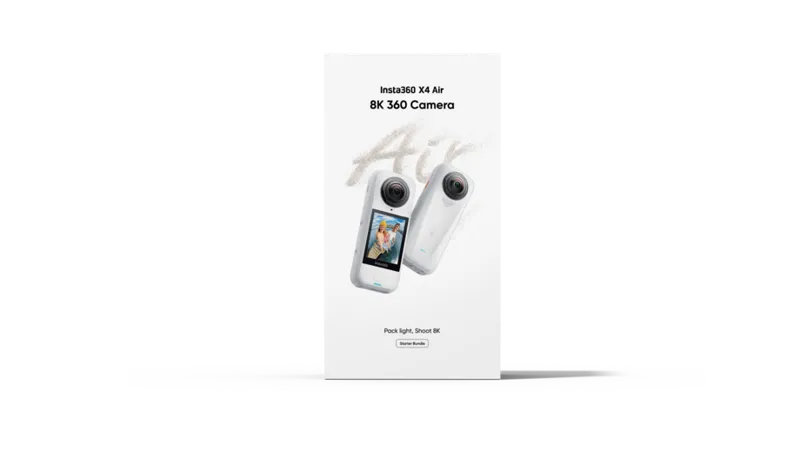 Insta360 X4 Air Starter Bundle (Arctic ) · Blanco