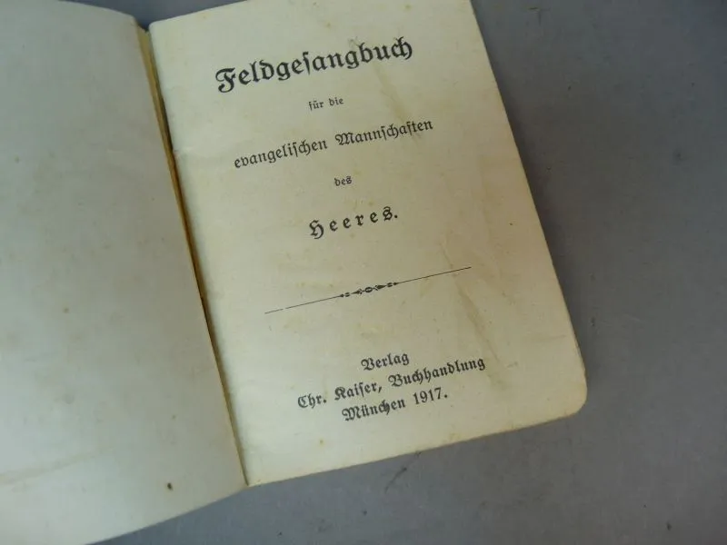 Liederbuch 1917