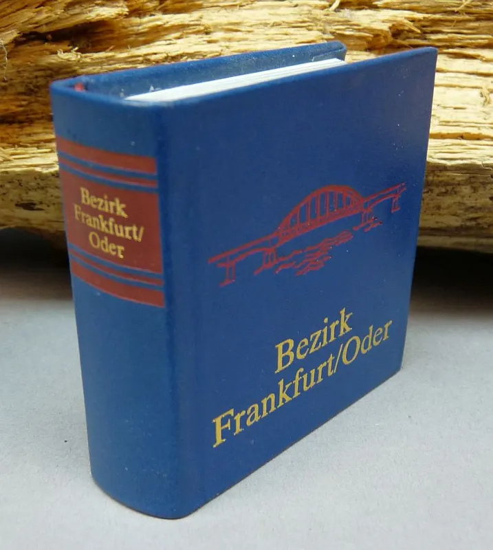DDR Mini Boekje Bezirk Frankfurt/Oder