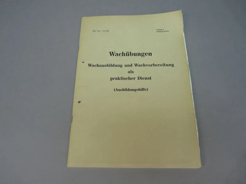 Wachübungen